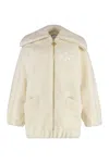 Patou Hooded Fleece Jacket Front Pockets