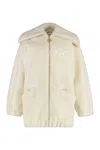 Patou Hooded Fleece Jacket Front Pockets