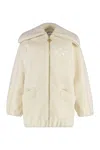 Patou Hooded Fleece Jacket Front Pockets