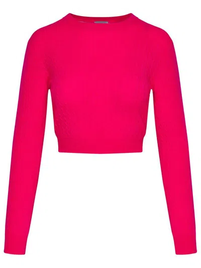 Patou Fuchsia Wool Blend Sweater In Purple