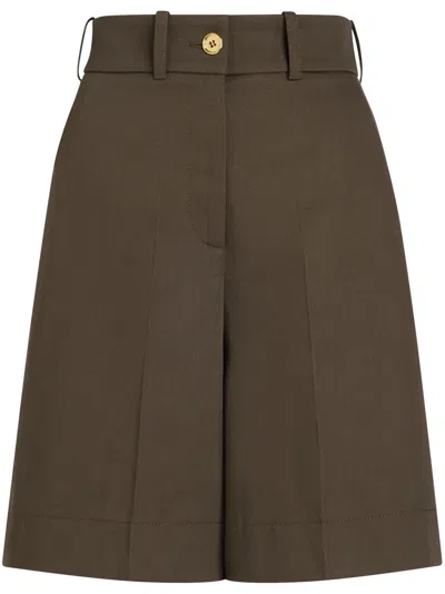 PATOU GABARDINE BERMUDA SHORTS