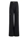 Patou Gabardine Cargo Pants In Black