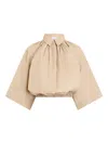 Patou Gathered Blouse In Neutral