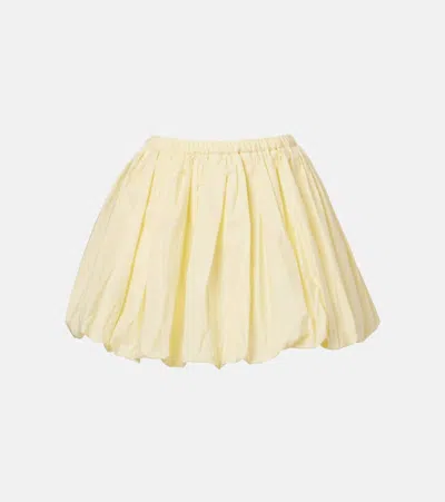 PATOU GATHERED MINISKIRT