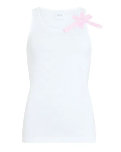 Patou Knot Gg Tank Top In White