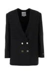 Patou Double-breasted Wool-blend Twill Blazer