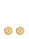 Patou Ancient Coins Circular Stud Earrings In Gold