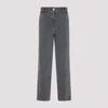 Patou Anthracite Cargo Cotton Trousers In Grey