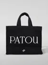 PATOU TOTE BAGS PATOU WOMAN COLOR BLACK,F44603002