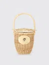 Patou Wicker Bucket Bag