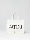 Patou Versatile Rectangular Tote Bag In White
