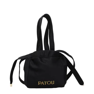 Patou Handbags For Women, Black Cloth