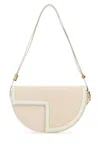 Patou Canvas And Leather Shoulder Bag In Multicoloured
