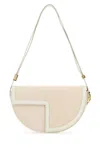 Patou Canvas And Leather Shoulder Bag In Multicoloured
