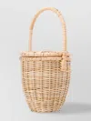 Patou Handmade Wicker Shoulder Bag Lid