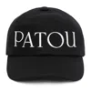 Patou Logo-embroidered Baseball Cap In Black