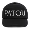 Patou Logo-embroidered Baseball Cap In Black