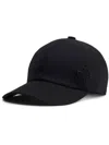 Patou Chenille-logo Baseball Cap In Black