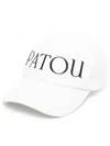 Patou Baseball Hat With Logo In White