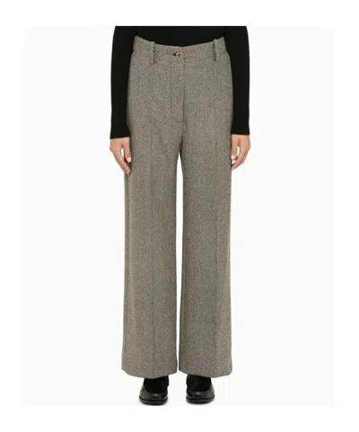 PATOU HERRINGBONE CASUAL PANTS