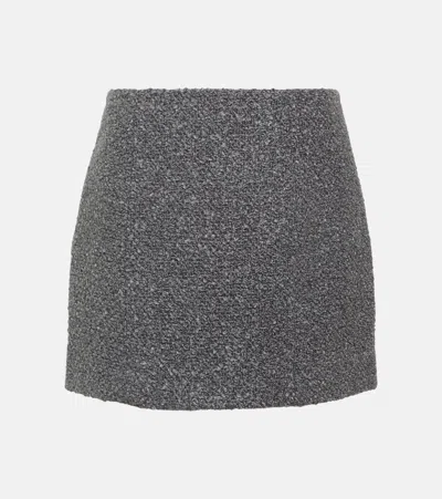 Patou High-rise Miniskirt In Grey