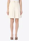 Patou High-waist Bermuda Shorts