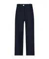 Patou High Waist Wide-leg Trousers In Blue