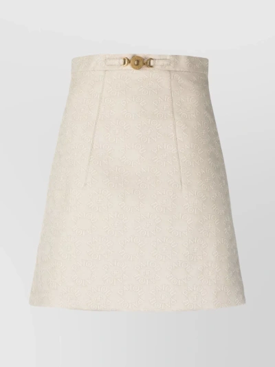 PATOU HIGH-WAISTED A-LINE MIDI SKIRT