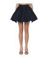 Patou Black Balloon Mini Skirt