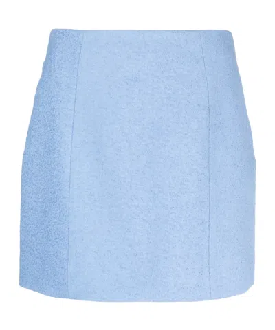 PATOU PATOU HIGH-WAISTED ZIPPED MINI SKIRT