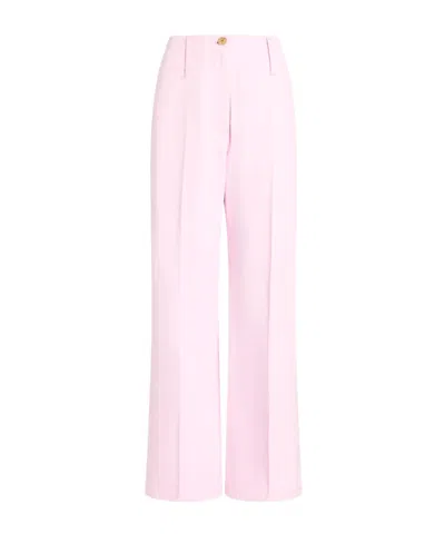 Patou High-rise Belted Pants In Pink