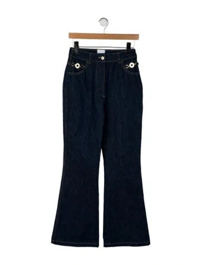 Pre-owned Patou High-rise Wide Leg Jeans W/ Tags In Blue