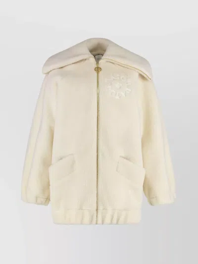 Patou Hooded Fleece Jacket Front Pockets