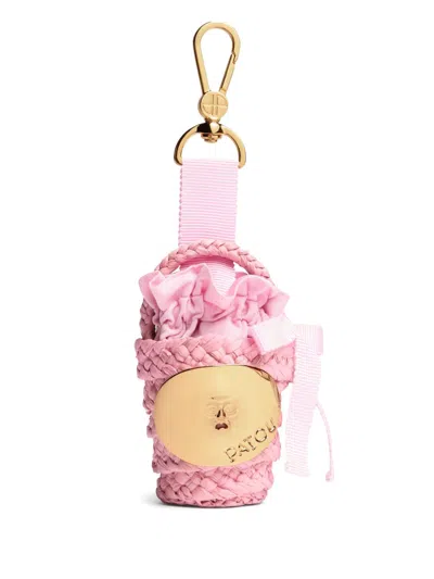 Patou Iconic Bucket Charm In Pink