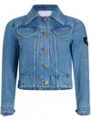 Patou Iconic Denim Jacket In Blue