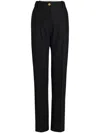 Patou Large Belt Trousers In Black