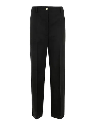 Patou Iconic Long Trousers In Black