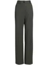 Patou Wide-leg Tailored Trousers In Green