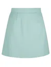 Patou Iconic Mini Skirt In Green