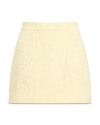 Patou Iconic Mini Skirt In Yellow