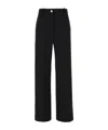Patou Iconic Tweed Long Trousers In Black