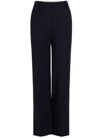 Patou Iconic Twill Trousers In Blue