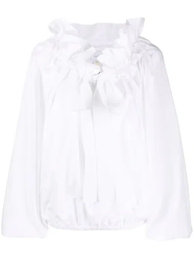 Patou Iconic Volume Top Clothing In White