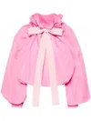Patou Iconic Volume Top Clothing In Pink & Purple