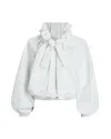 Patou Balloon Sleeves Blouse In White