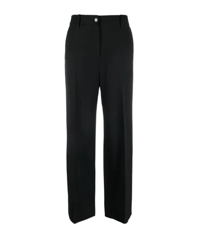 Patou Iconic Wool-blend Tailored Trousers In Black