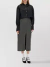 Patou Jacket Cropped Length Gold Buttons