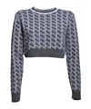Patou Jacquard Merino Cropped Jumper