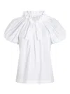 Patou Drawstring T-shirt In White