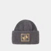 Patou Bonnet Jp -  - Laine - Gris In Grey
